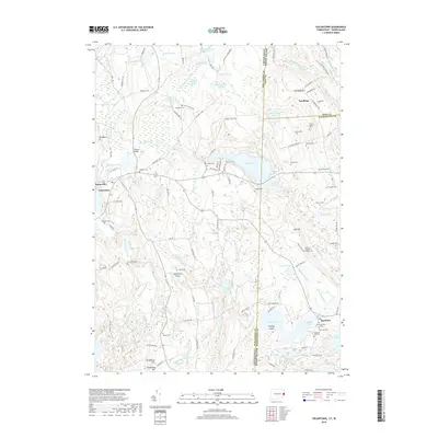 2018 Map of Voluntown, 2018 Print