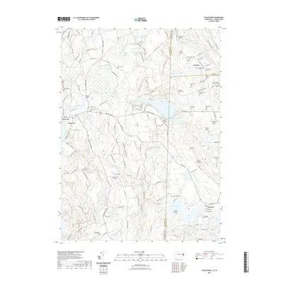 2021 Map of Voluntown, 2021 Print