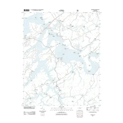 2011 Map of Vonore, 2011 Print
