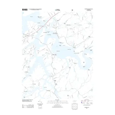 2013 Map of Vonore, 2013 Print