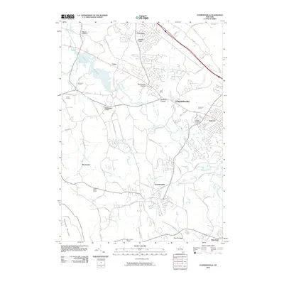 2010 Map of Voorheesville, 2010 Print
