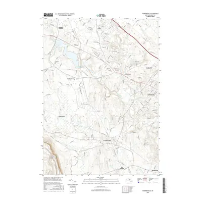 2016 Map of Voorheesville, 2016 Print