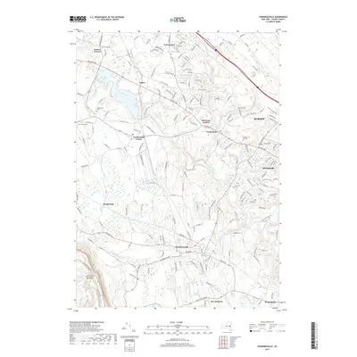 2019 Map of Voorheesville, 2019 Print