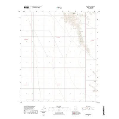 2018 Map of Vopoki Ridge, 2018 Print