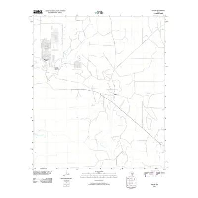 2010 Map of Votaw, 2010 Print