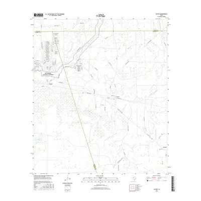 2016 Map of Votaw, 2016 Print