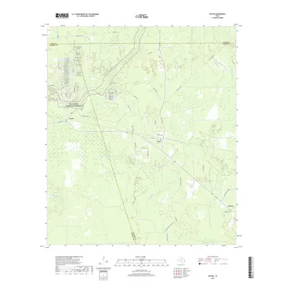 2019 Map of Votaw, 2019 Print