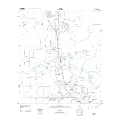2013 Map of Voth, 2013 Print