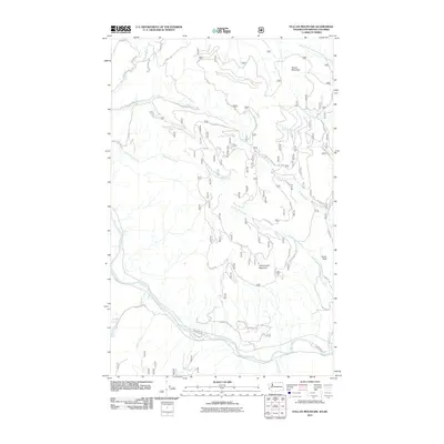 2011 Map of Vulcan Mountain, 2011 Print