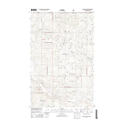 2014 Map of Vulcan Mountain, 2014 Print