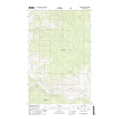 2017 Map of Vulcan Mountain, 2017 Print