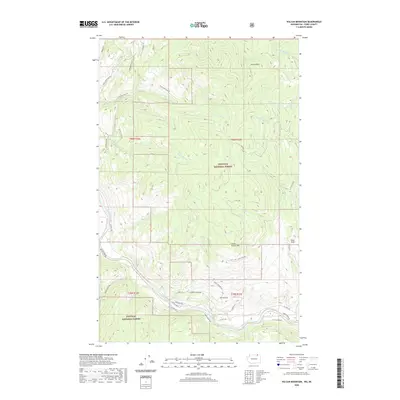 2020 Map of Vulcan Mountain, 2020 Print