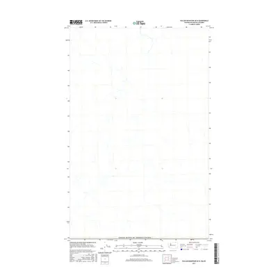 2017 Map of Vulcan Mountain OE N, 2017 Print