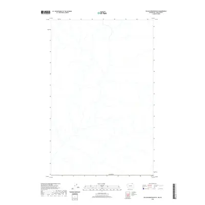 2020 Map of Vulcan Mountain OE N, 2020 Print