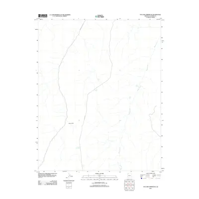 2011 Map of Vulcans Throne SE, 2011 Print