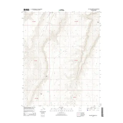 2014 Map of Vulcans Throne SE, 2014 Print