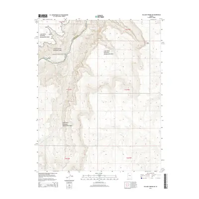 2014 Map of Vulcans Throne SW, 2014 Print