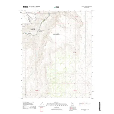 2018 Map of Vulcans Throne SW, 2018 Print