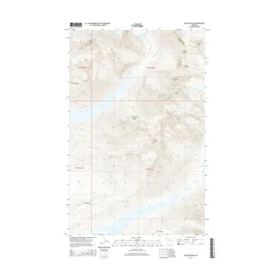 2014 Map of Vulture Peak, 2014 Print