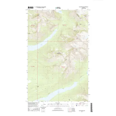 2017 Map of Vulture Peak, 2017 Print