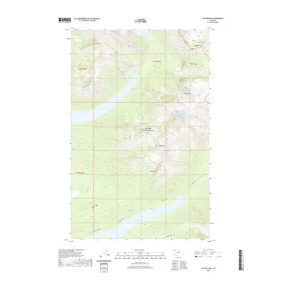 2020 Map of Vulture Peak, 2020 Print