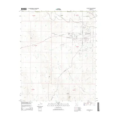 2014 Map of Vulture Peak, 2014 Print