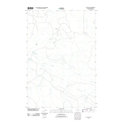 2011 Map of W L Butte, 2011 Print