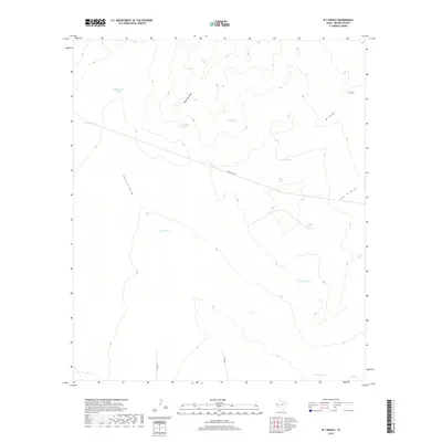 2019 Map of W T Ranch, 2019 Print