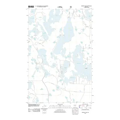 2011 Map of Wabana Lake, 2011 Print