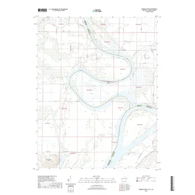 2019 Map of Wabash Island, 2019 Print