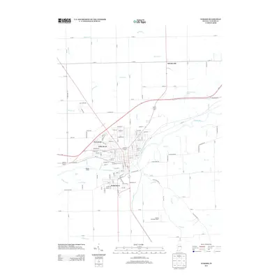 2013 Map of Wabash, 2013 Print