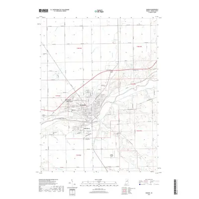 2019 Map of Wabash, 2019 Print