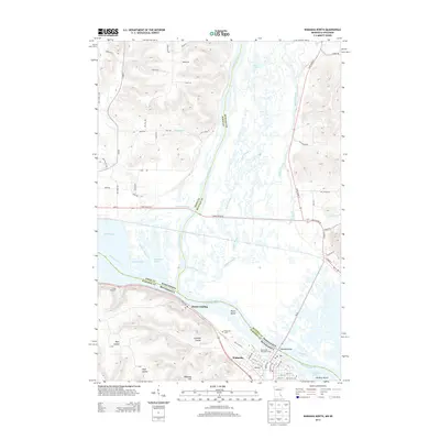 2013 Map of Wabasha North, 2013 Print