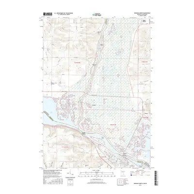 2016 Map of Wabasha North, 2016 Print