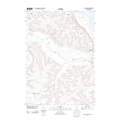 2013 Map of Wabasha South, 2013 Print