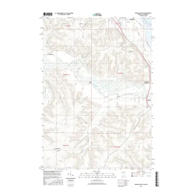 2016 Map of Wabasha South, 2016 Print