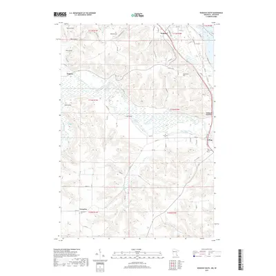 2019 Map of Wabasha South, 2019 Print