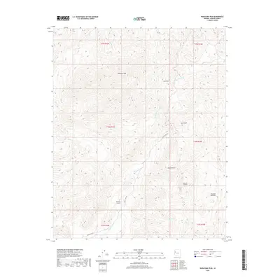 2018 Map of Wabayuma Peak, 2018 Print