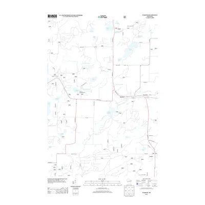 2013 Map of Wabeno, 2013 Print