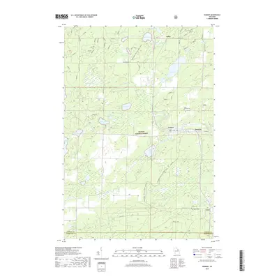 2018 Map of Wabeno, 2018 Print