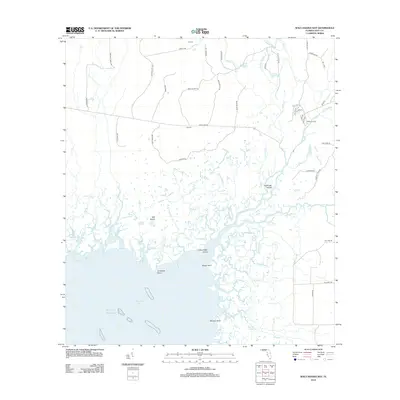 2012 Map of Waccasassa Bay, 2012 Print