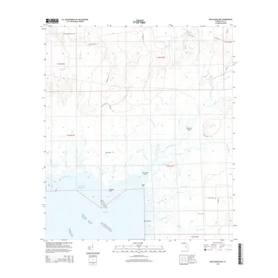 2015 Map of Waccasassa Bay, 2015 Print