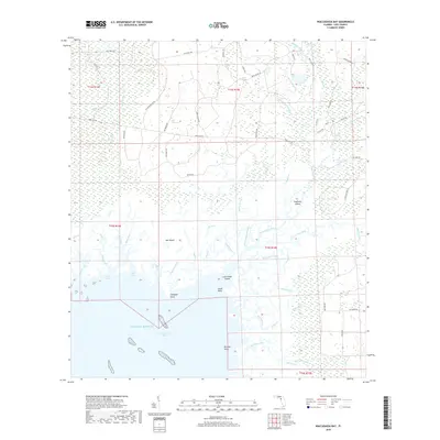 2018 Map of Waccasassa Bay, 2018 Print