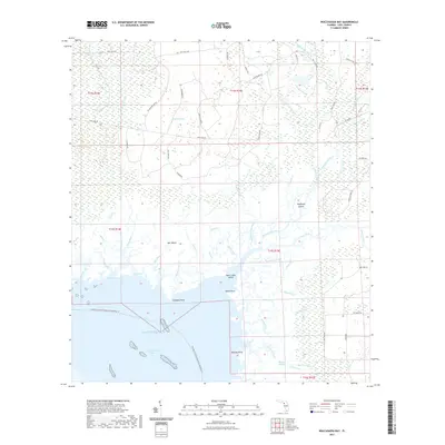 2021 Map of Waccasassa Bay, 2021 Print