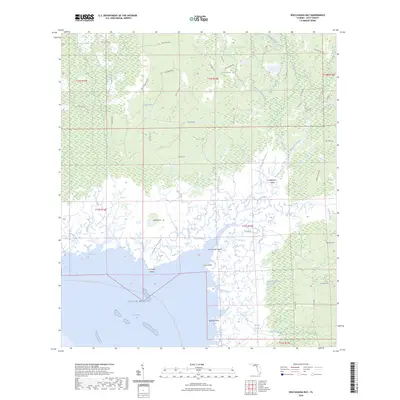 2024 Map of Waccasassa Bay, 2024 Print