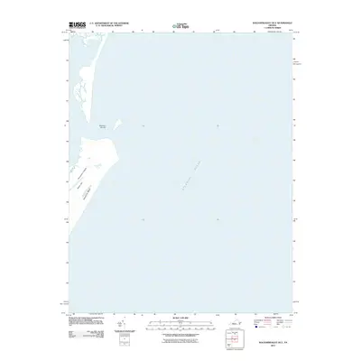 2011 Map of Wachapreague OE E, 2011 Print