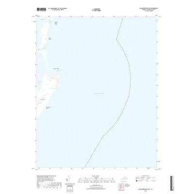 2019 Map of Wachapreague OE E, 2019 Print