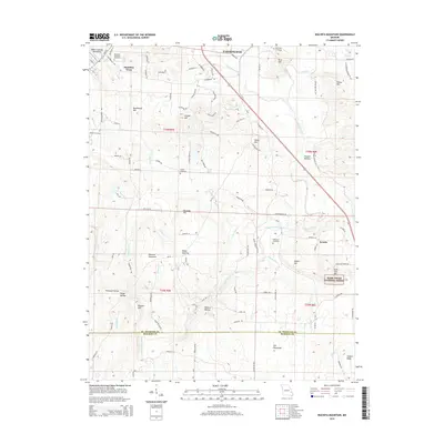 2015 Map of Wachita Mountain, 2015 Print