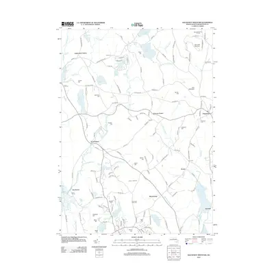 2012 Map of Wachusett Mountain, 2012 Print