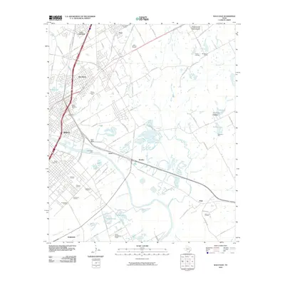 2010 Map of Waco East, 2010 Print